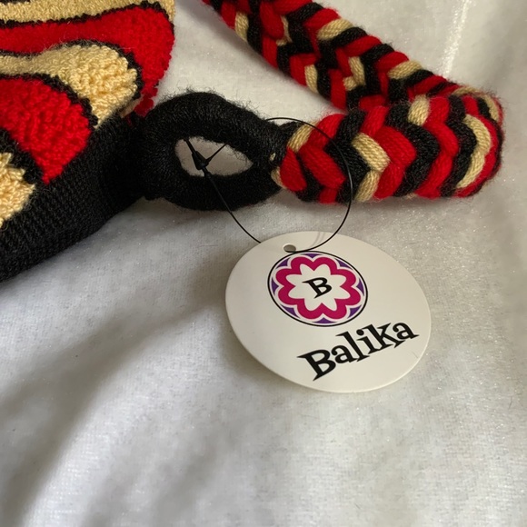 🆕Wayuu crossbody evil eye round tapestry bag!! Made in Colombia 🇨🇴 - Picture 5 of 8